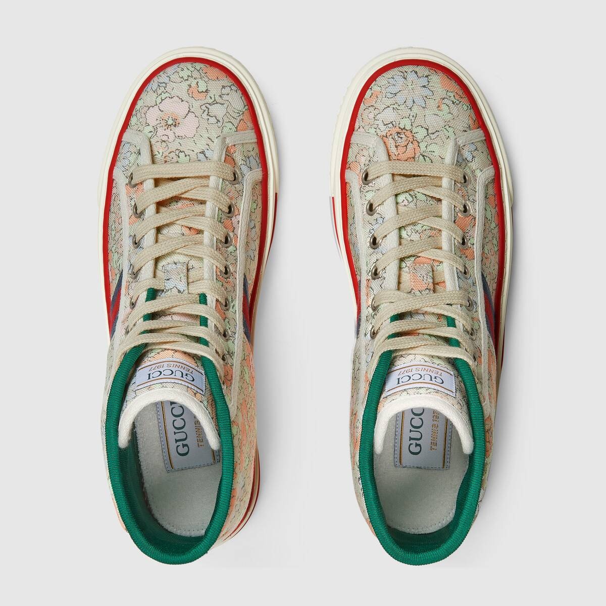 Women's Gucci Tennis 1977 Liberty London high top sneaker - 3