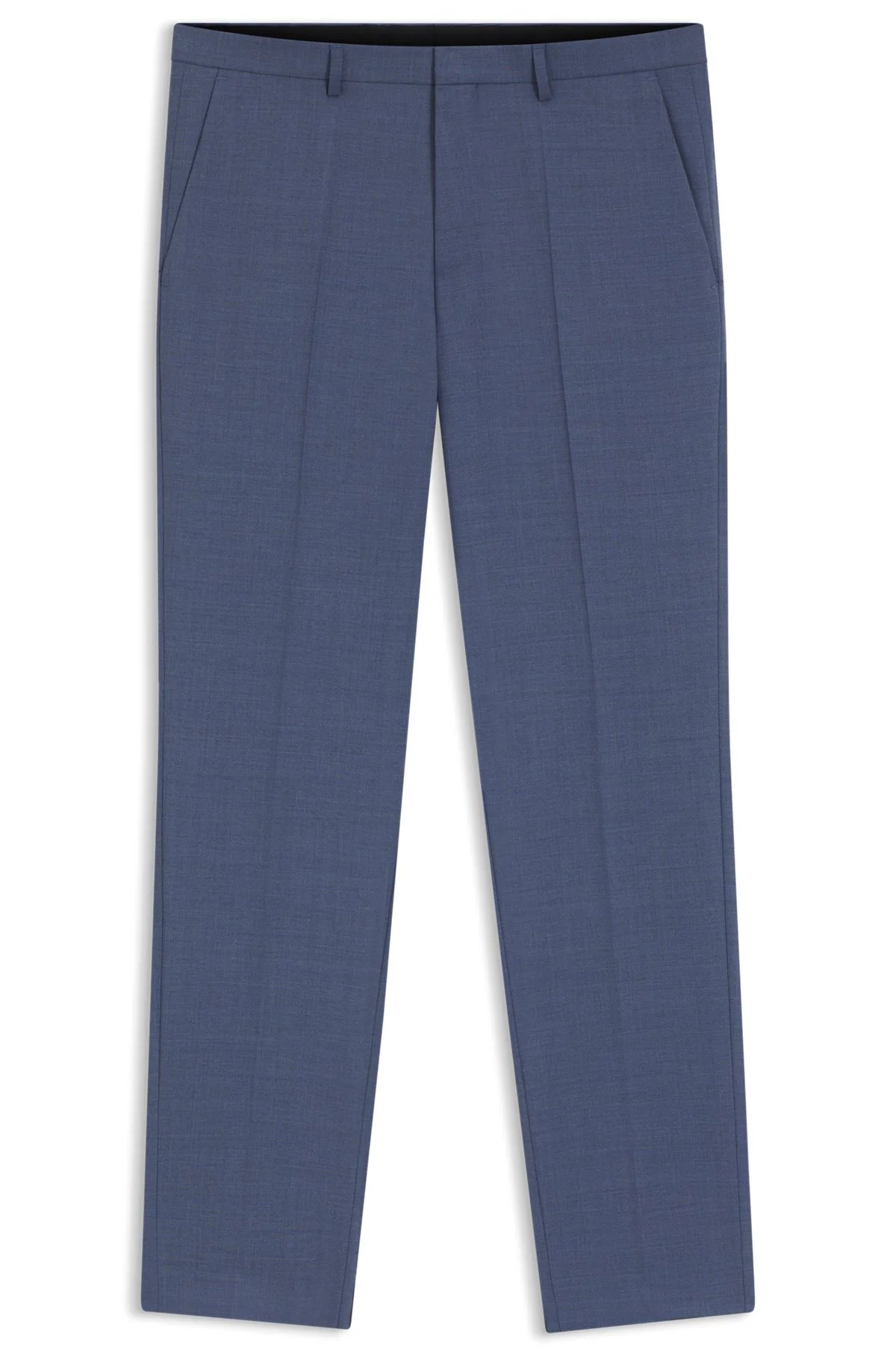 EXTRA-SLIM-FIT TROUSERS IN PERFORMANCE-STRETCH DOBBY - 1