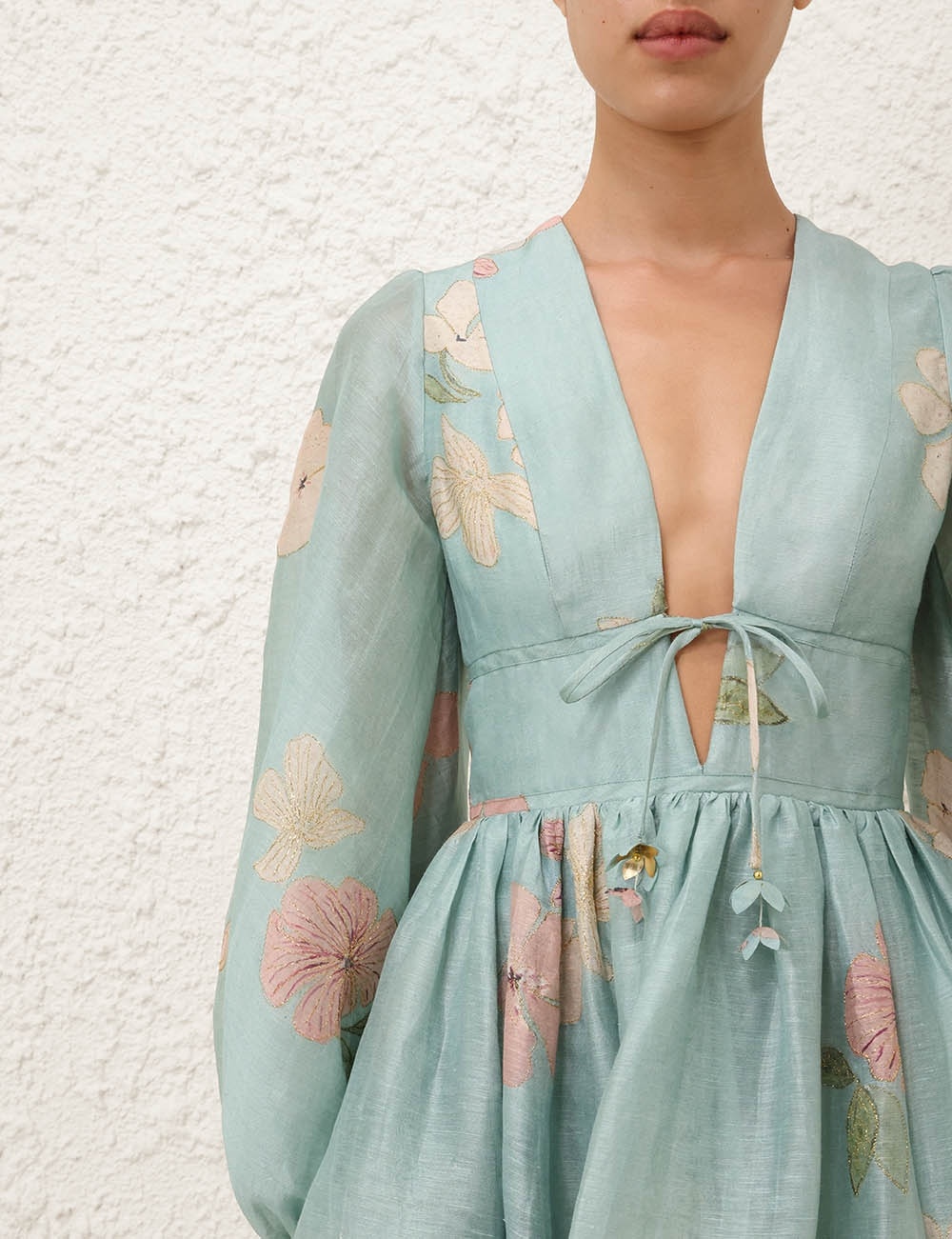 ILLUMINATE DRAWN BILLOW DRESS - 5