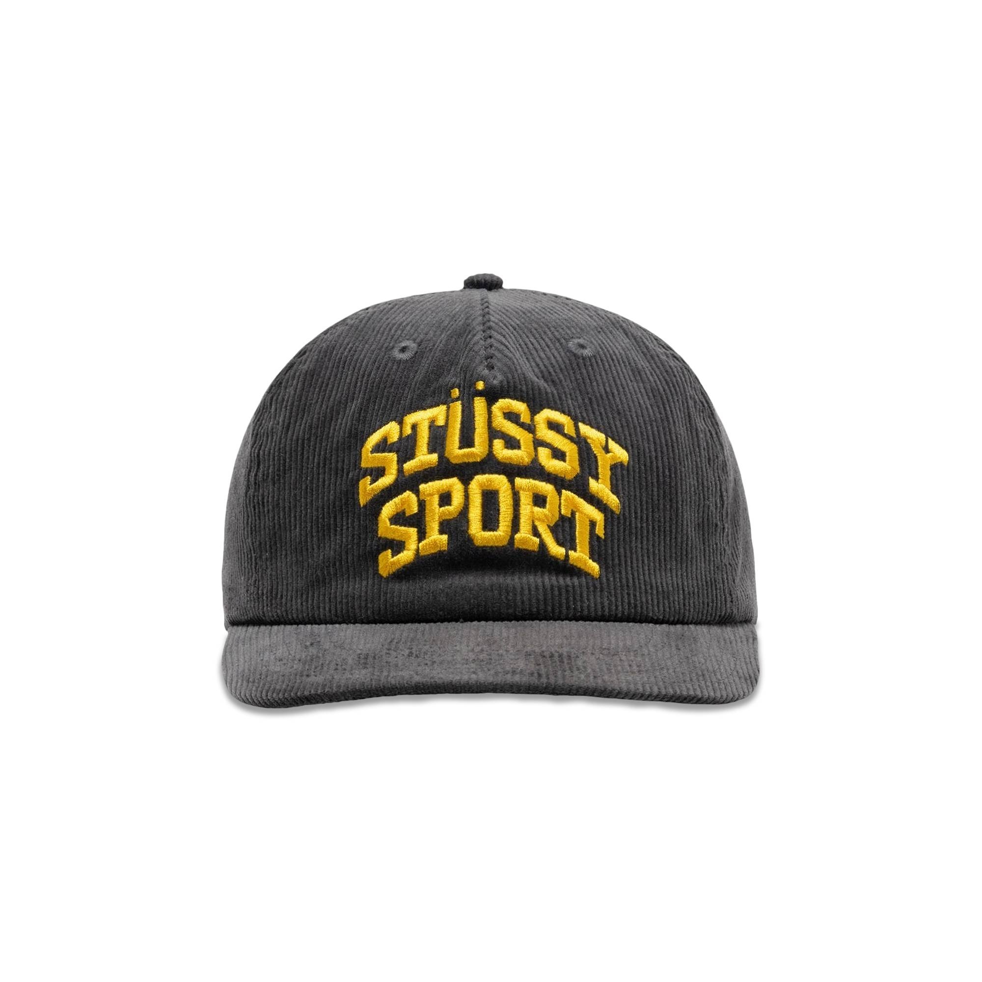 Stussy Mid-Depth Sport Arch Strapback 'Charcoal'