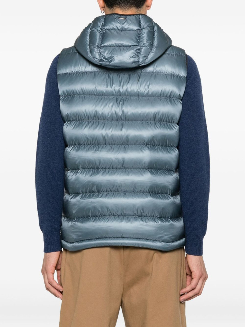 hooded padded gilet 4