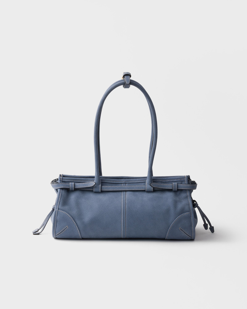 Prada Bonnie medium nubuck leather handbag 4