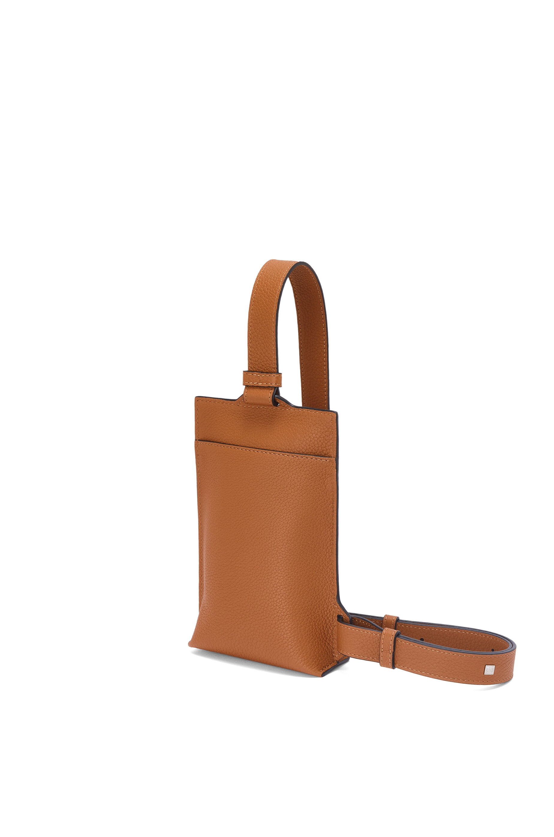 Vertical T Pocket in grained calfskin - 4