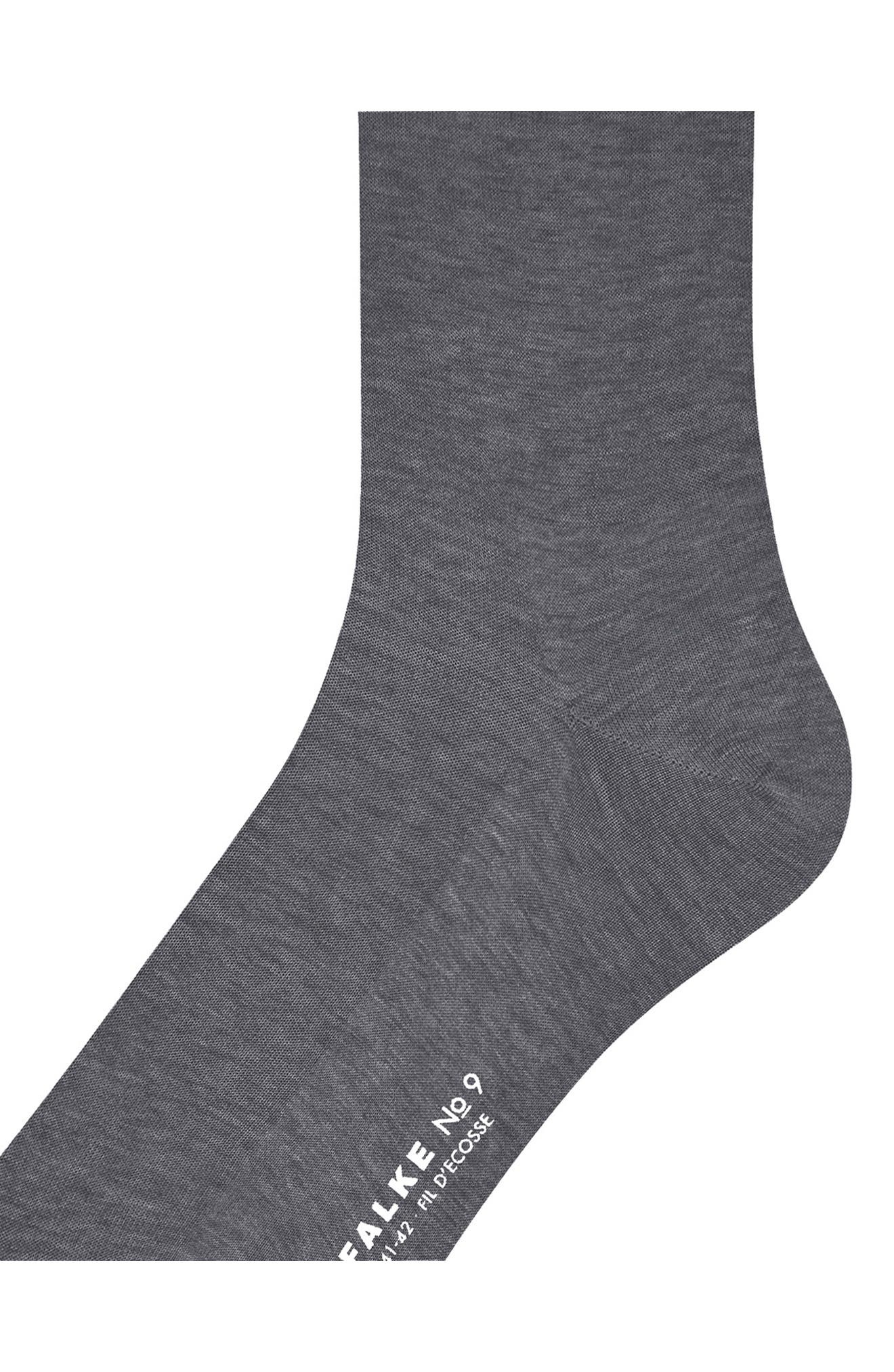 Falke No. 9 Cotton Blend Socks in Anthracite Mel at Nordstrom, Size X-Small - 1