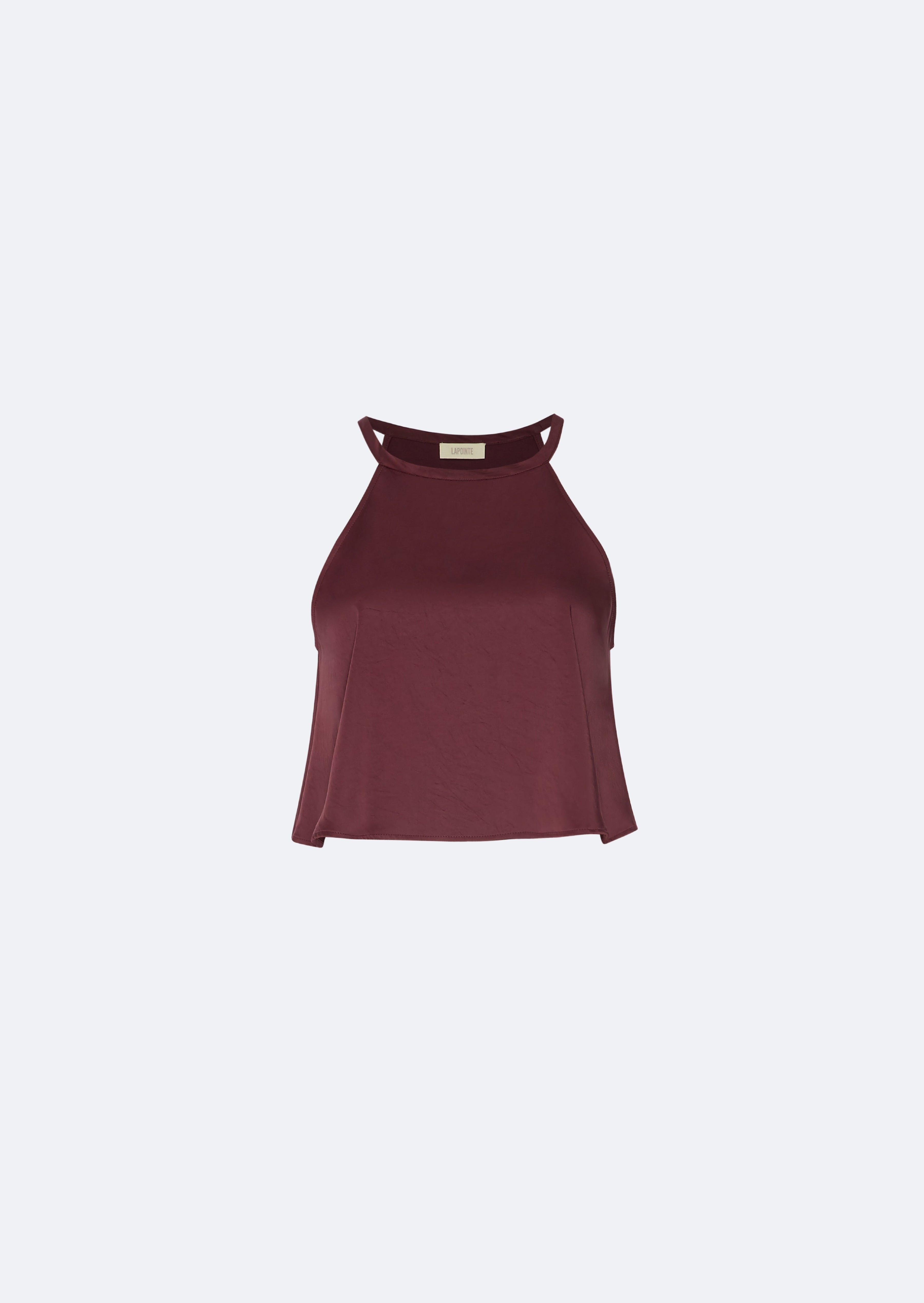 Satin Cropped Cami - 1