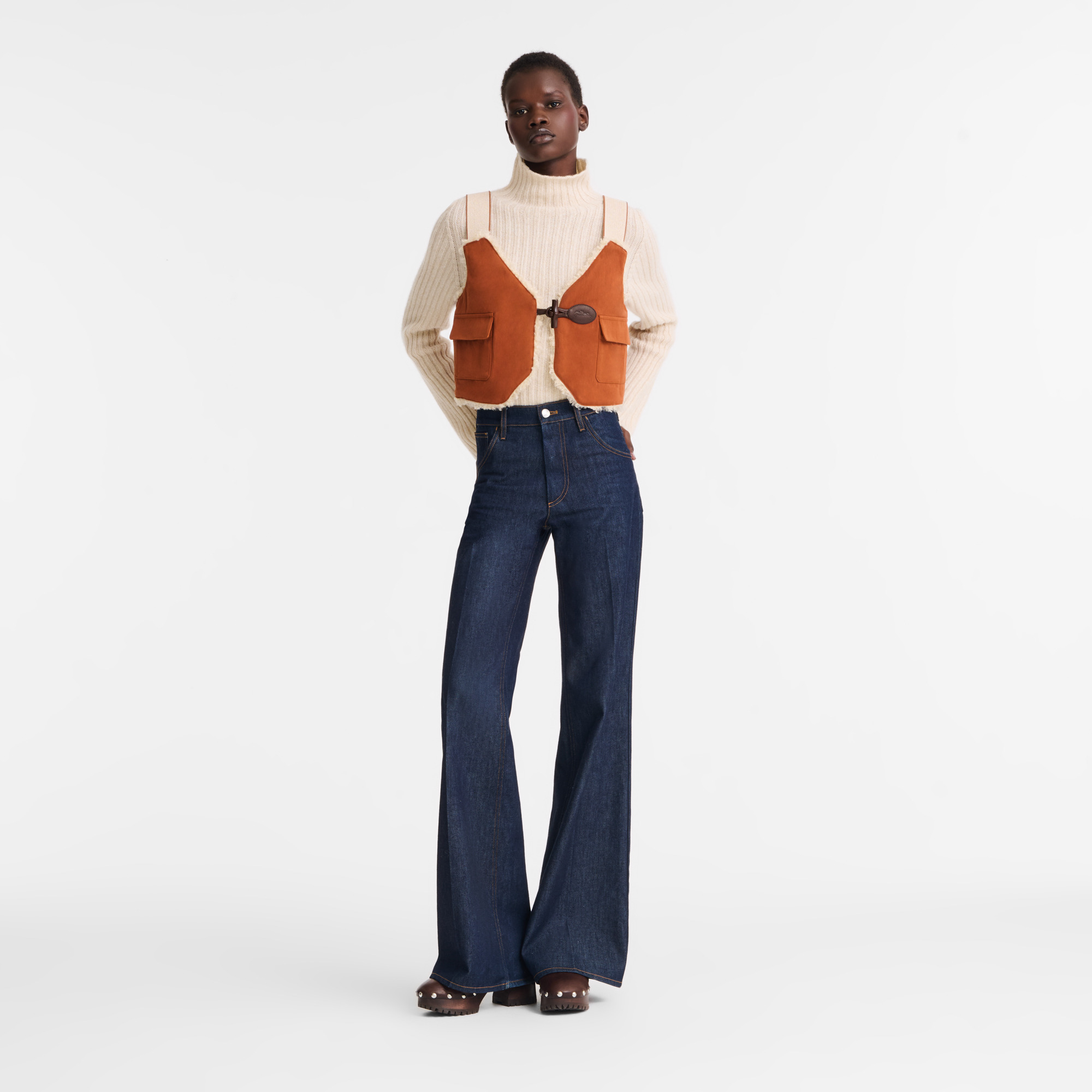 Cardigan Marmalade - Faux fur-lined cotton - 2