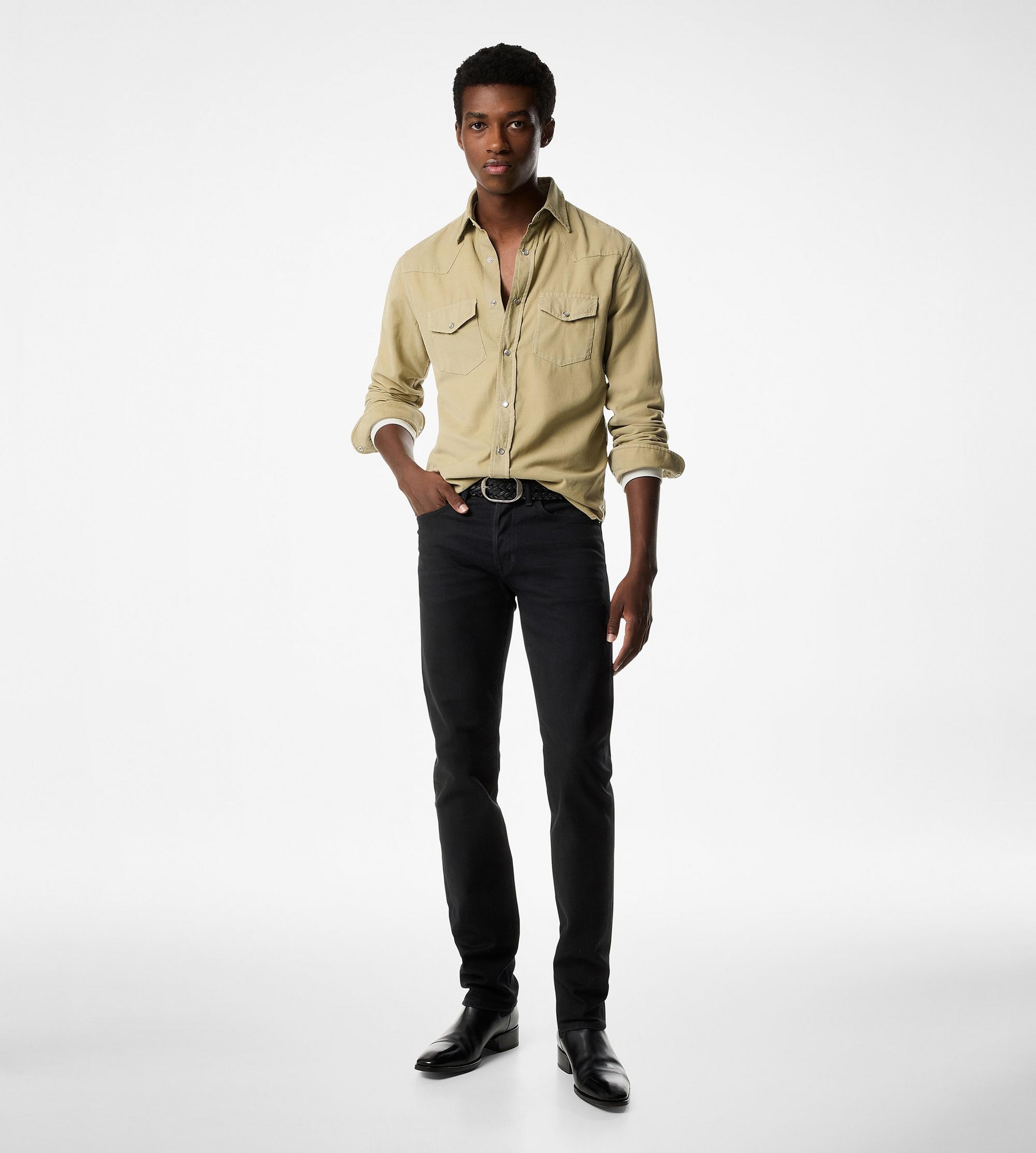 BABY CORD WESTERN SHIRT - 2