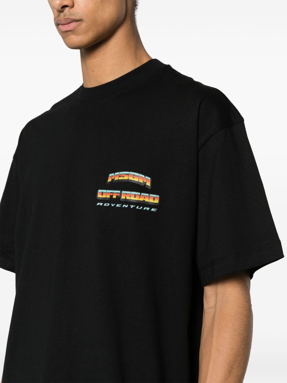 logo-print cotton T-shirt - 5
