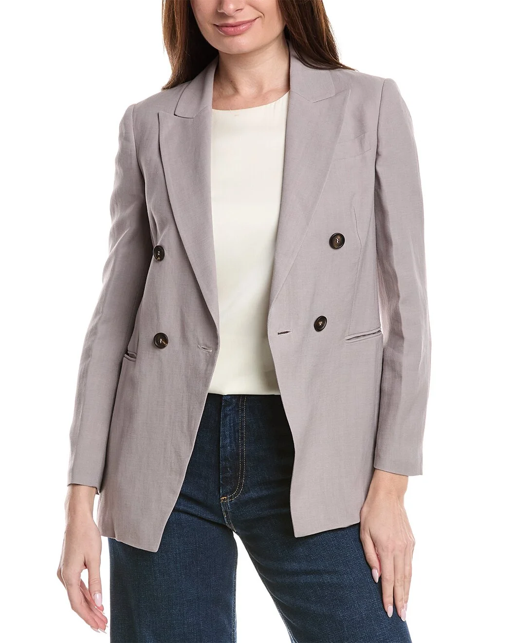 Brunello Cucinelli Linen-Blend Blazer - 1