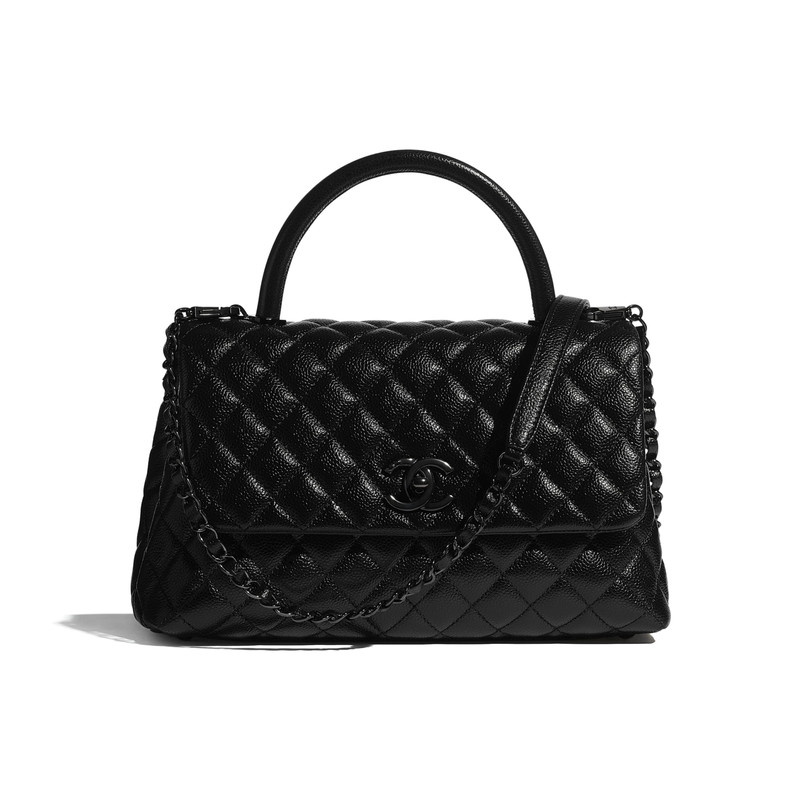 Flap Bag with Top Handle - 1