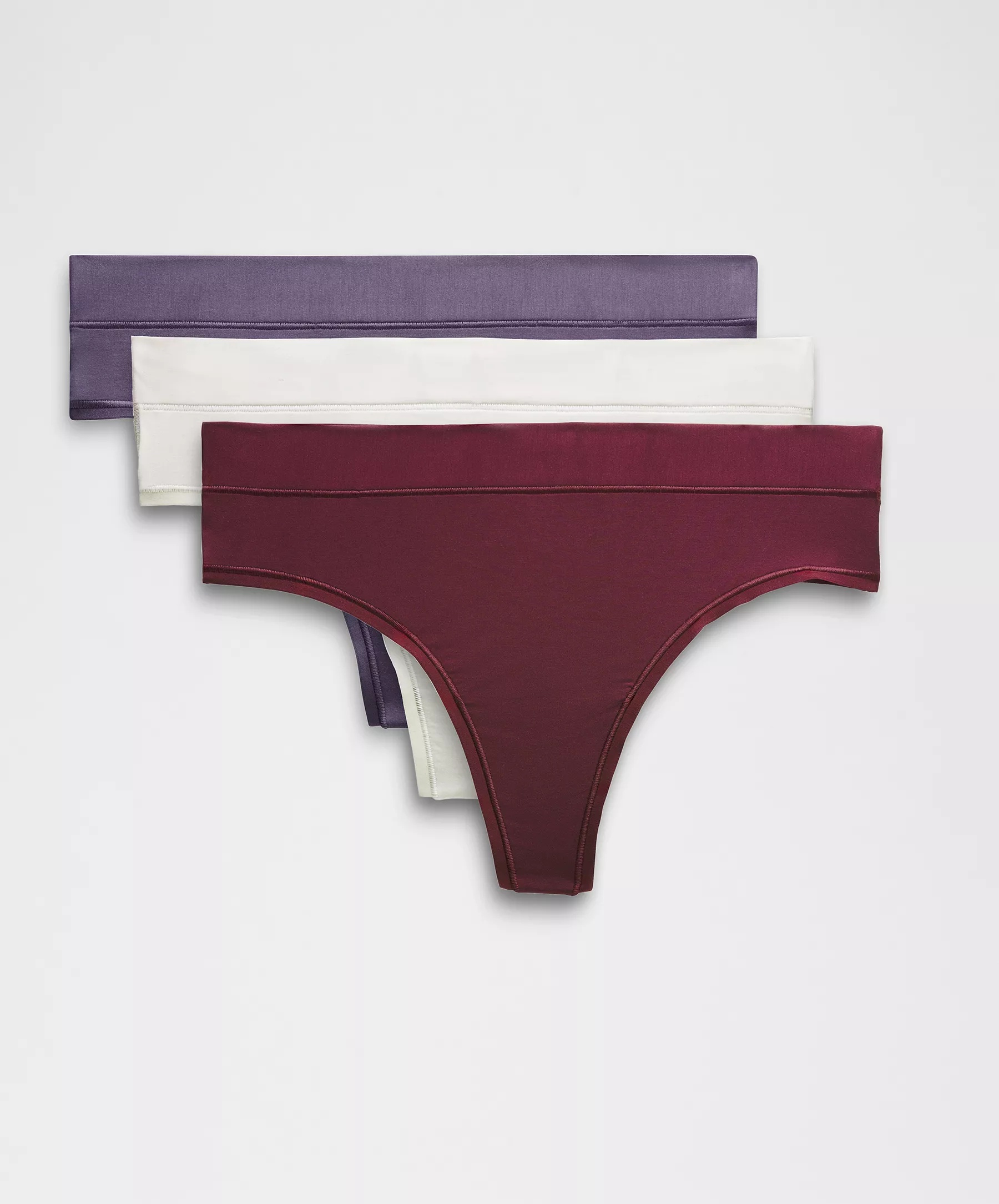 UnderEase High-Rise Thong Underwear *3 Pack - 1