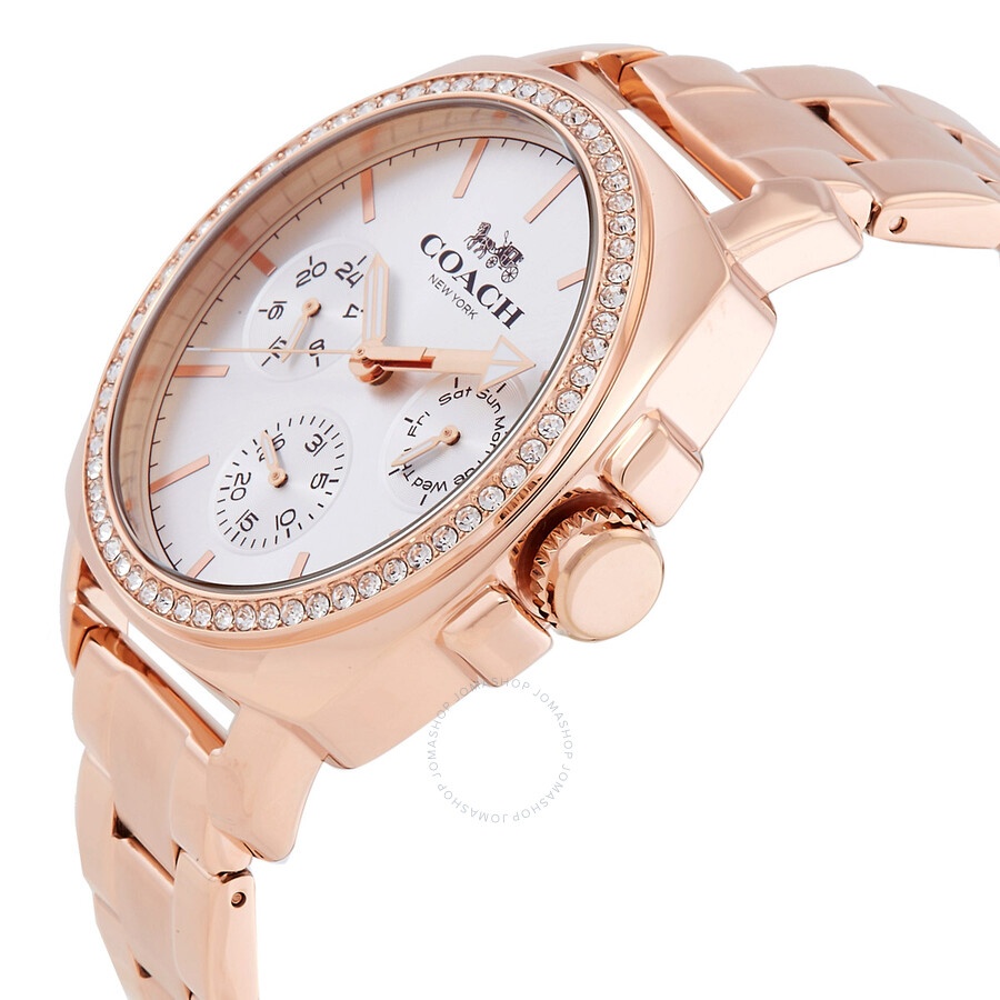 Coach Boyfriend Chronograph Quartz Crystal Silver Dial Ladies Watch 14503949 - 2