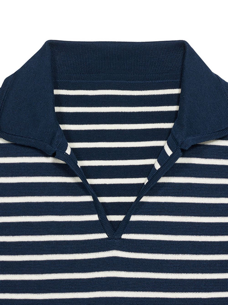 Andyb striped short-sleeve polo shirt 4