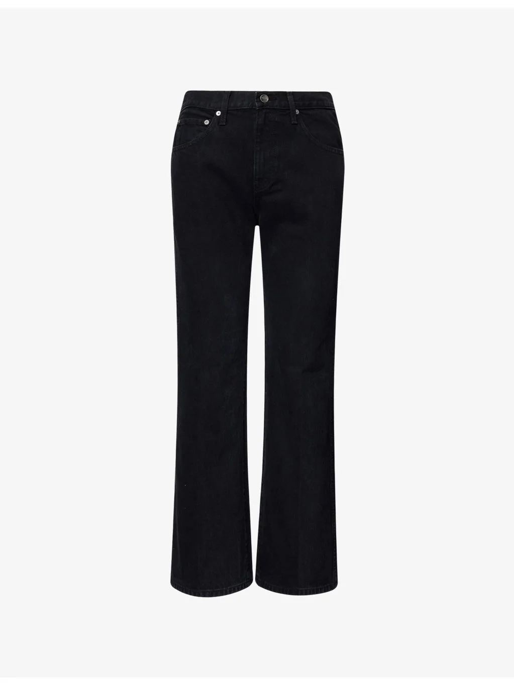 Clara Cropped-Flare Denim Jeans - 1