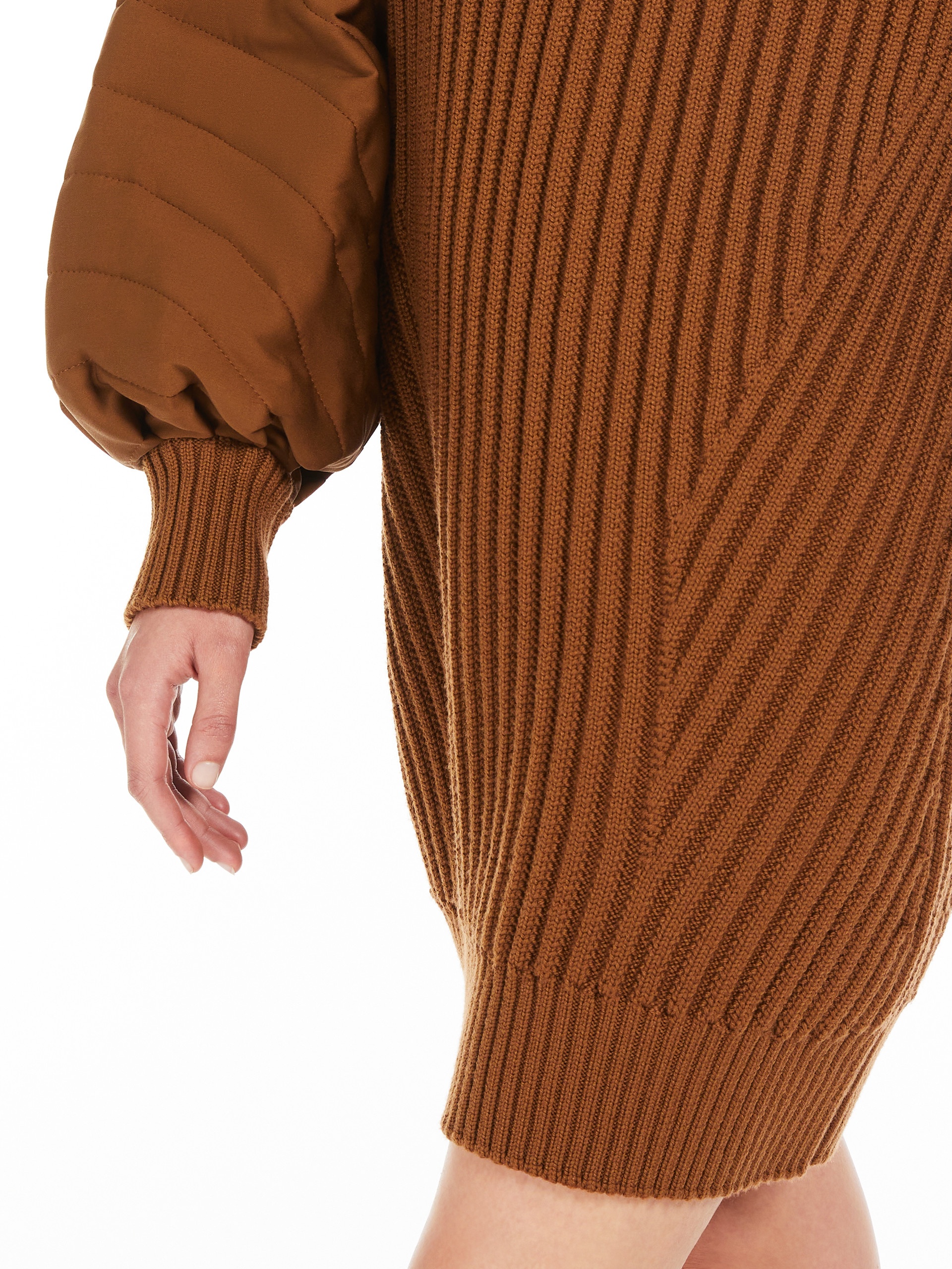 OTTUSO Short ribbed wool dress - 5
