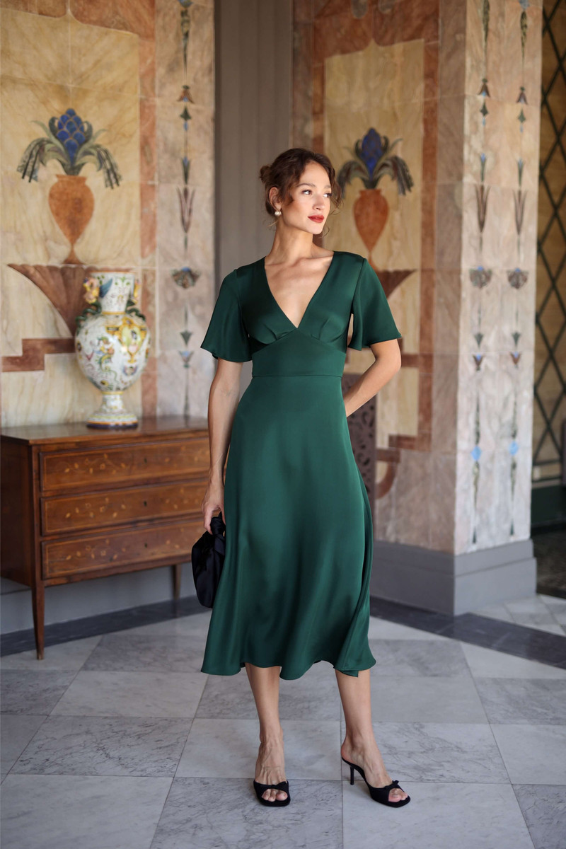 Coralie Evening Dress Open back 14