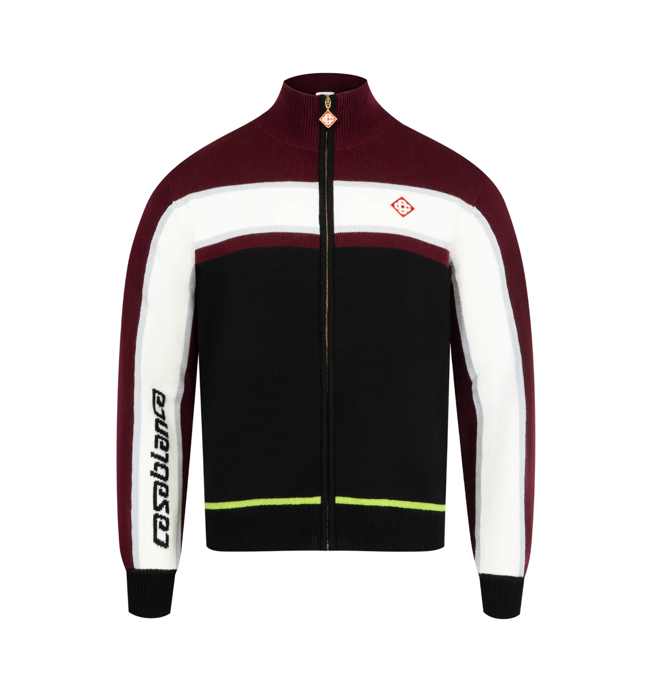 STRIPE MERINO JACKET - 1