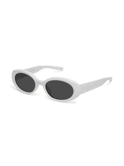 GENTLE MONSTER x Maison Margiela oval-frame sunglasses outlook