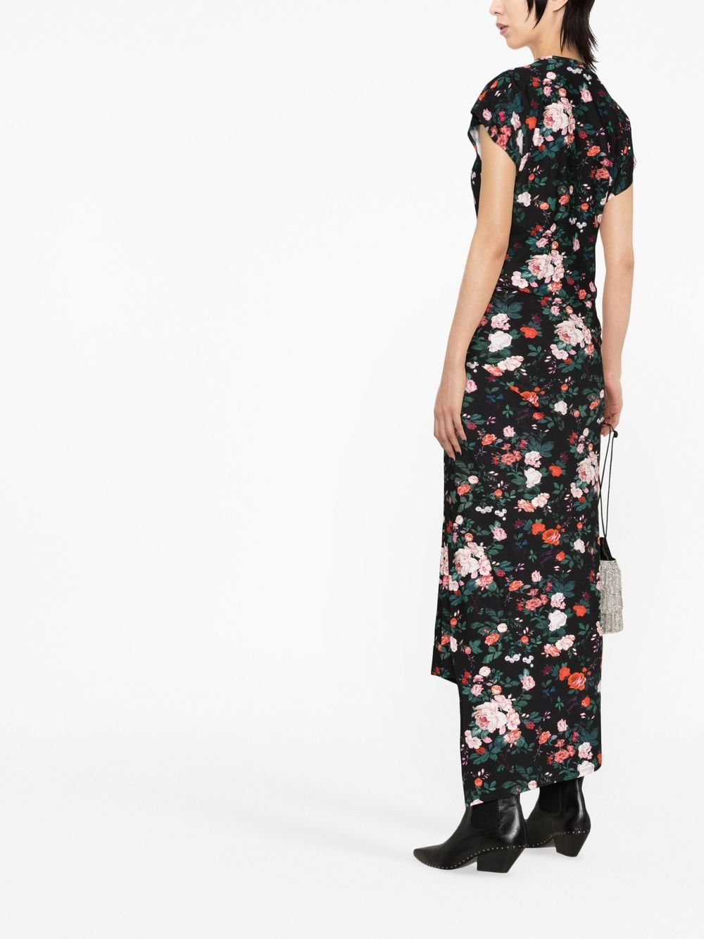 floral-print maxi dress - 4
