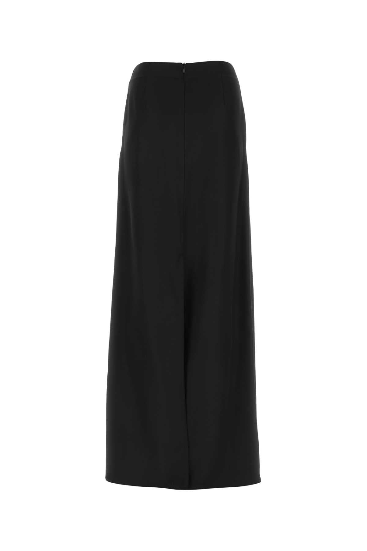 Bottega Veneta Women Black Viscose Blend Skirt - 2