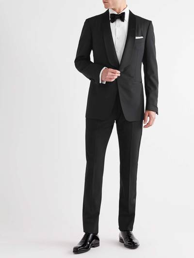 TOM FORD Slim-Fit Shawl-Collar Satin-Trimmed Wool Tuxedo Jacket outlook