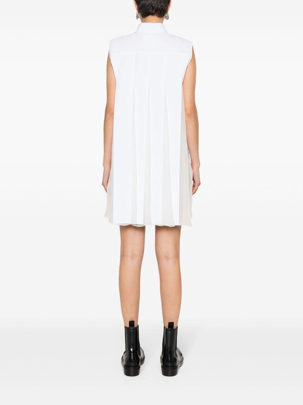 pleated mini dress - 4
