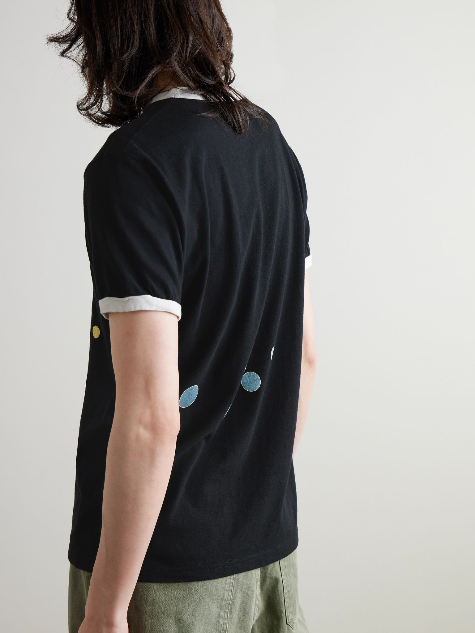 Hard Rain Sundance Printed Cotton-Jersey T-Shirt Black - 3