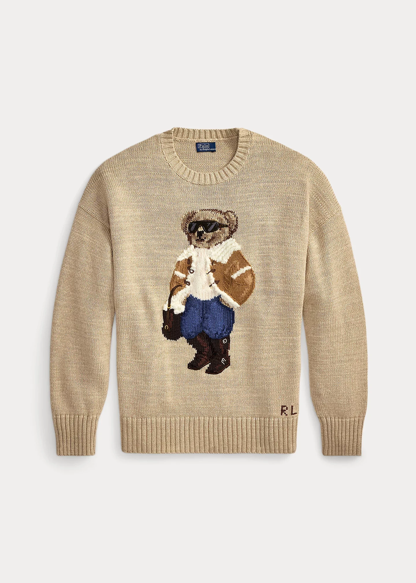 Winter Polo Bear Crewneck Sweater - 1