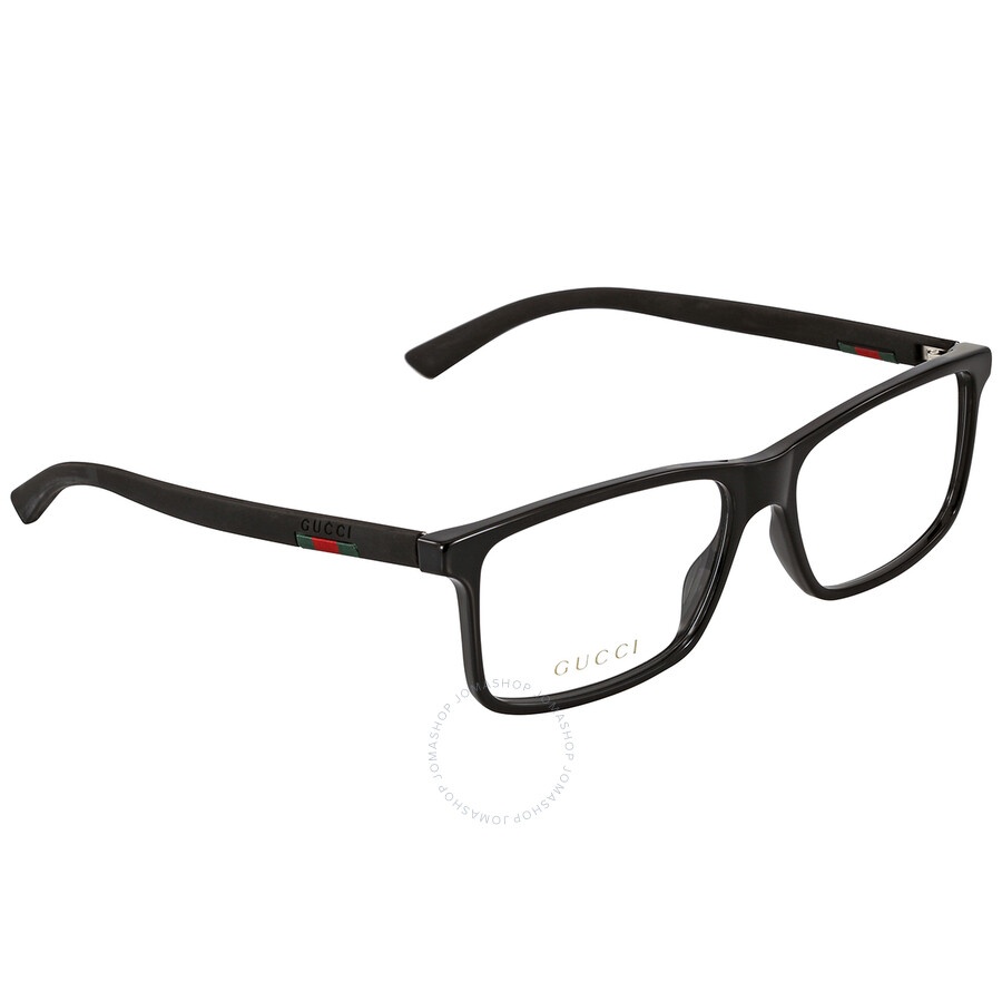 Gucci Demo Rectangular Men's Eyeglasses GG0424O 005 58 - 3