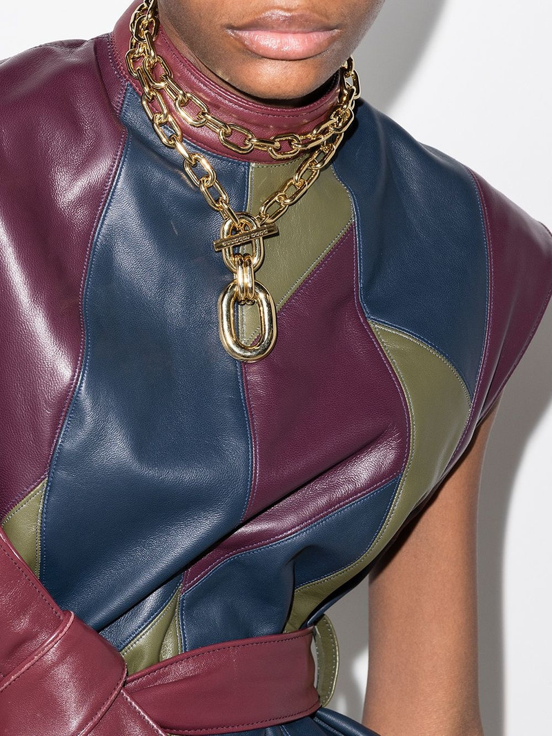 rabanne double-wrap chain necklace outlook