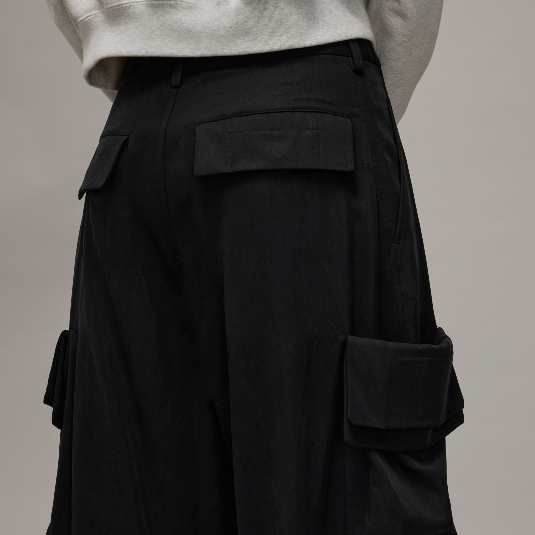Y-3 Washed Twill Cargo Pants - 8