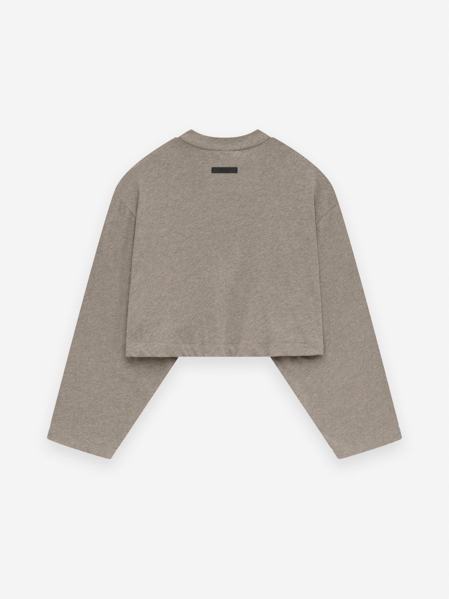 Women's Tri-Blend Cropped Longsleeve Shirt - 3