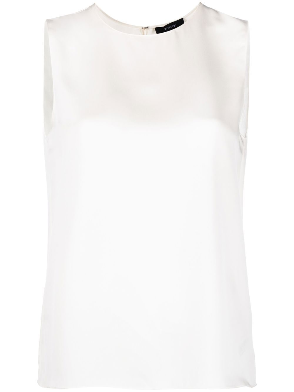 silk sleeveless-vest - 1