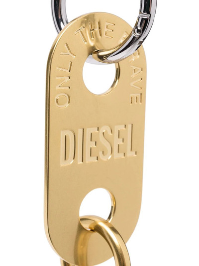 Diesel mixed-metal chain keyring outlook