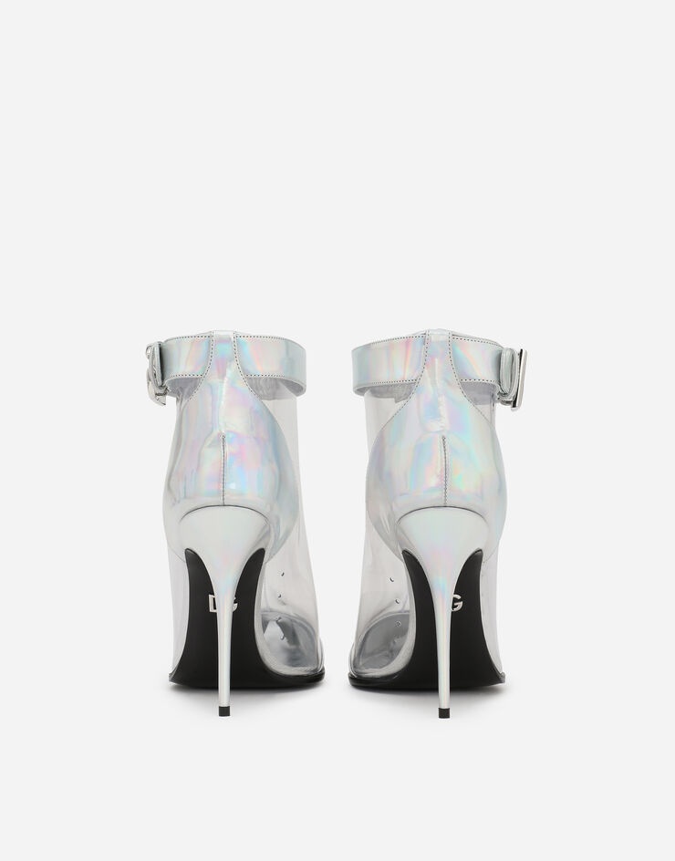 Shimmery PVC ankle boots with DG logo - 3