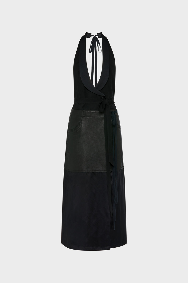 Patchwork Halterneck Dress 1