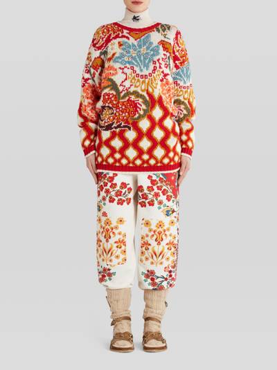 Etro WOOL AND ALPACA JACQUARD SWEATER outlook