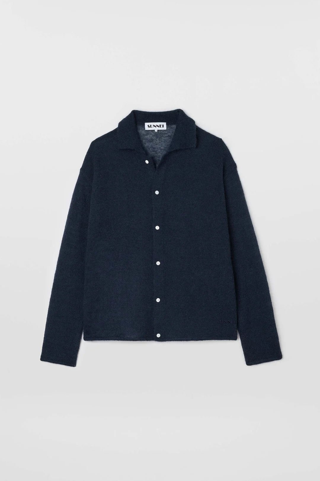 MOHAIR CARDIGAN / deep blue - 1