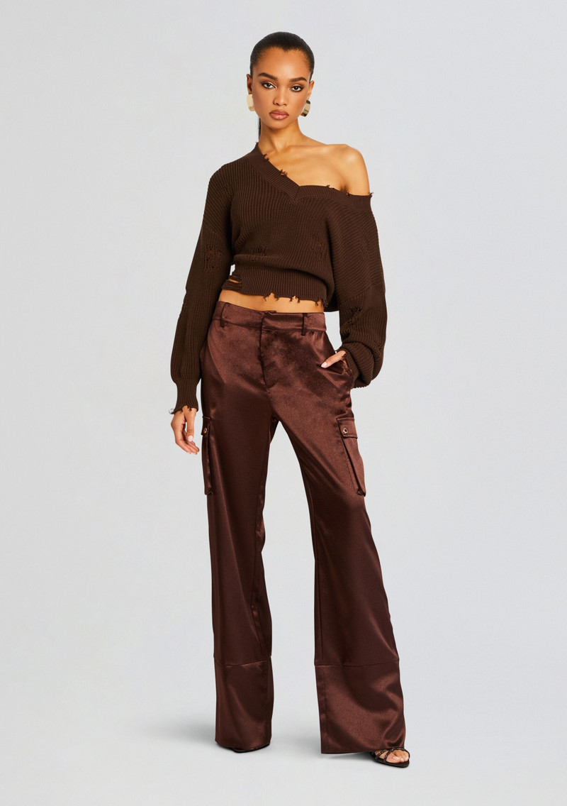 RETROFÊTE GALIA SATIN CARGO PANT outlook