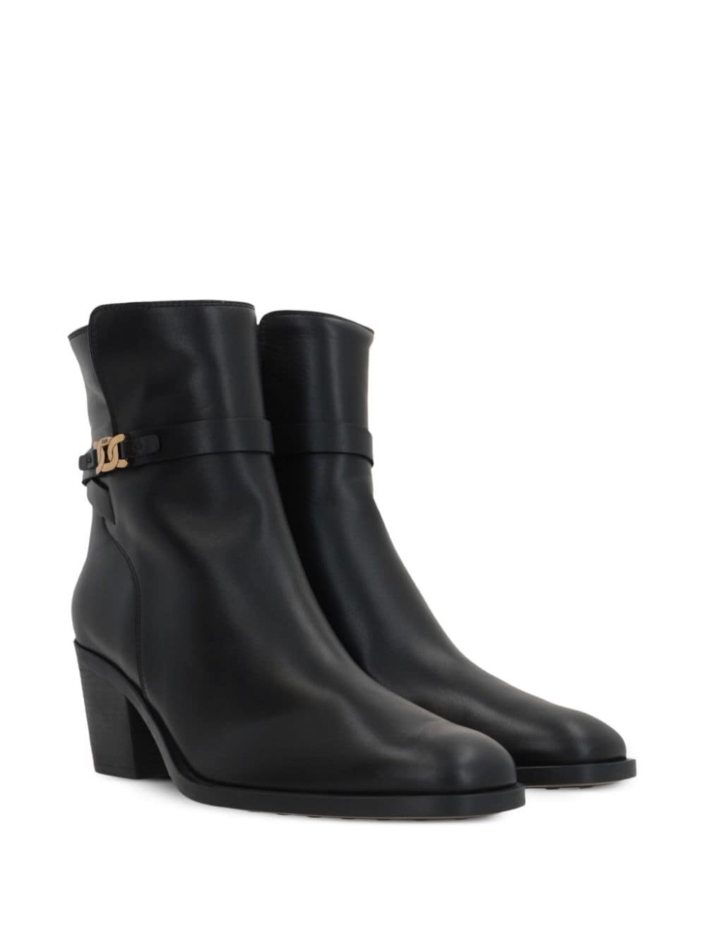65mm leather ankle boots - 2