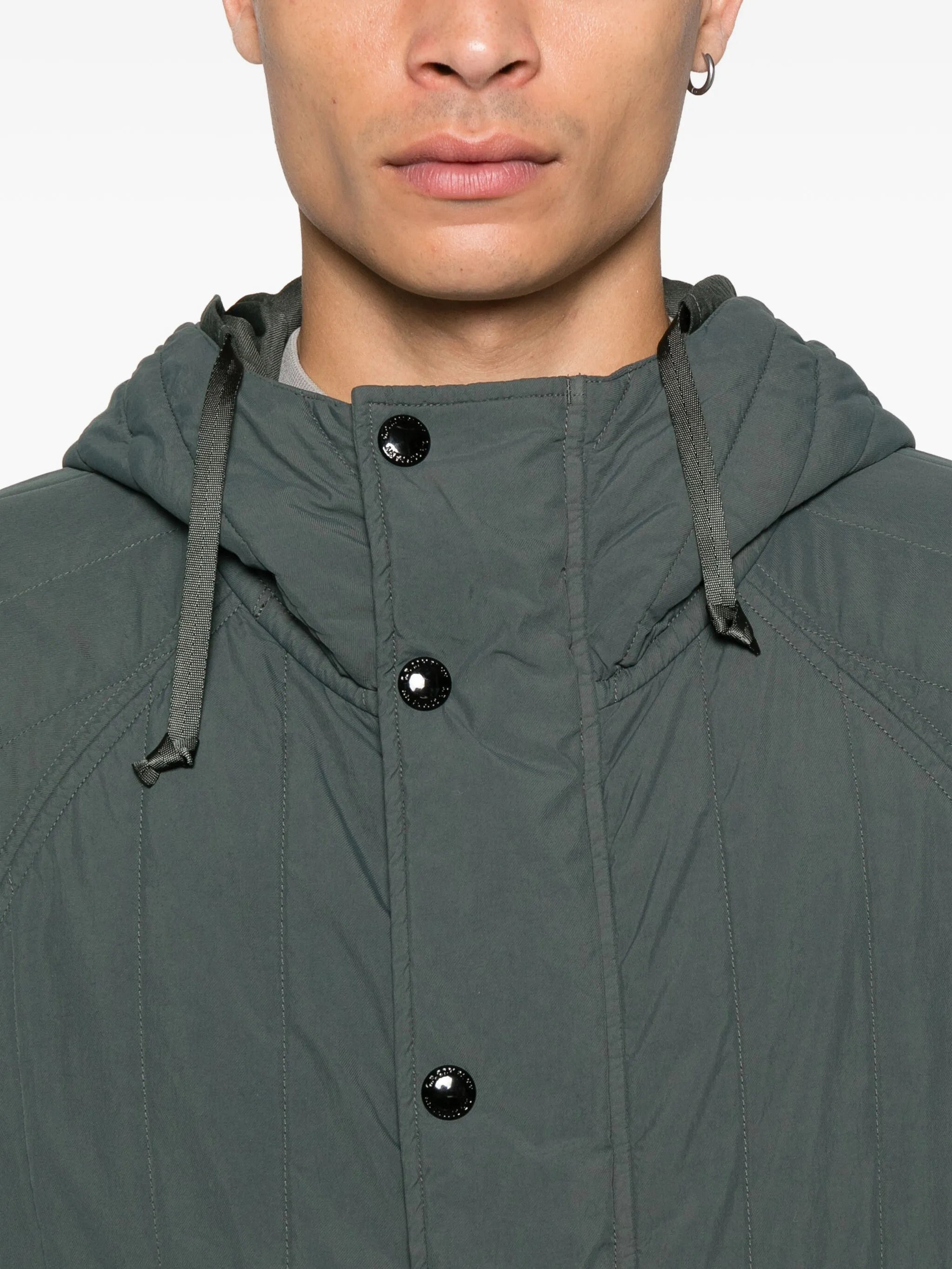 C.p. Company Quilted Hooded Jacket - 4