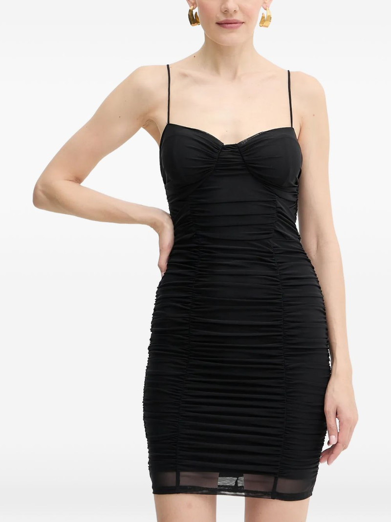 ruched mini dress 1