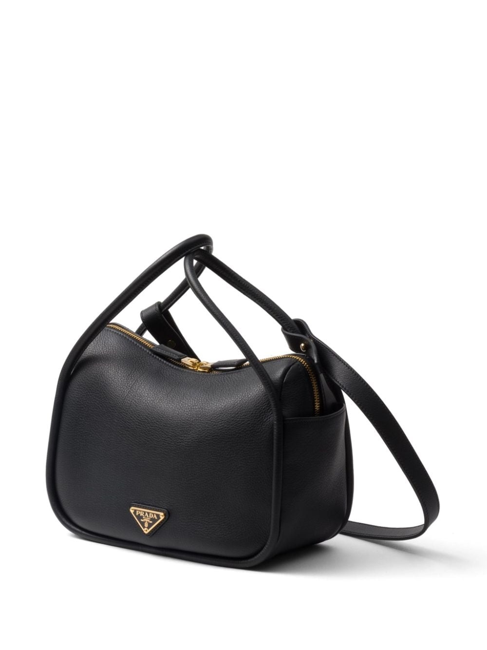 logo-appliquÃ© leather tote bag - 3