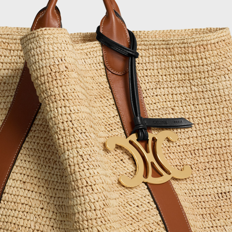 CELINE MAXI TRIOMPHE CHARM IN METAL AND SMOOTH LAMBSKIN outlook