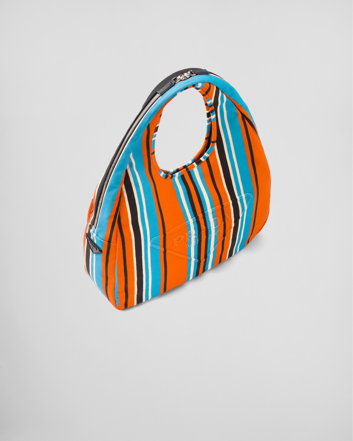 Printed canvas hobo bag - 3