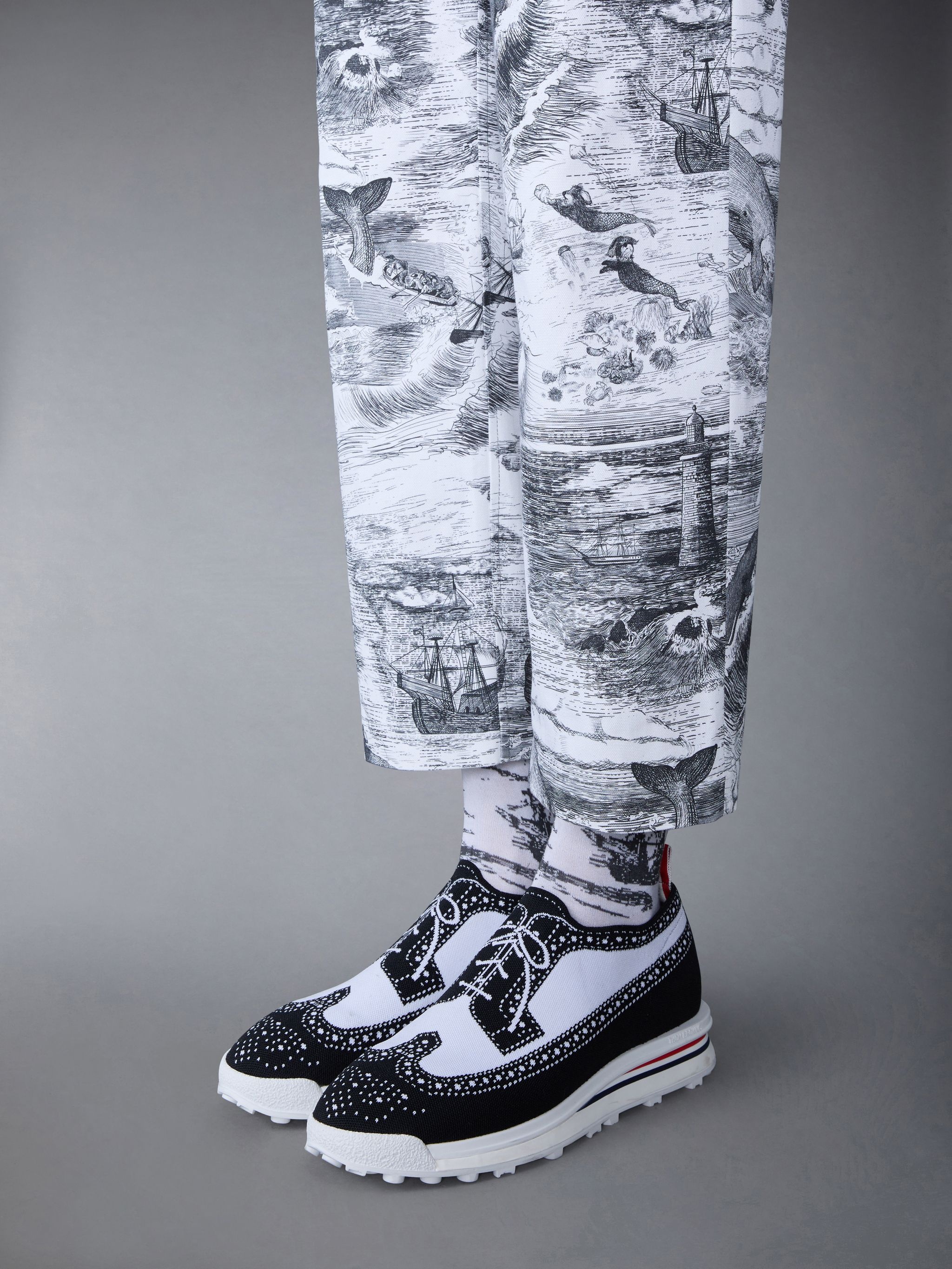 Trompe L'oeil Longwing Knit Tech Runner - 4