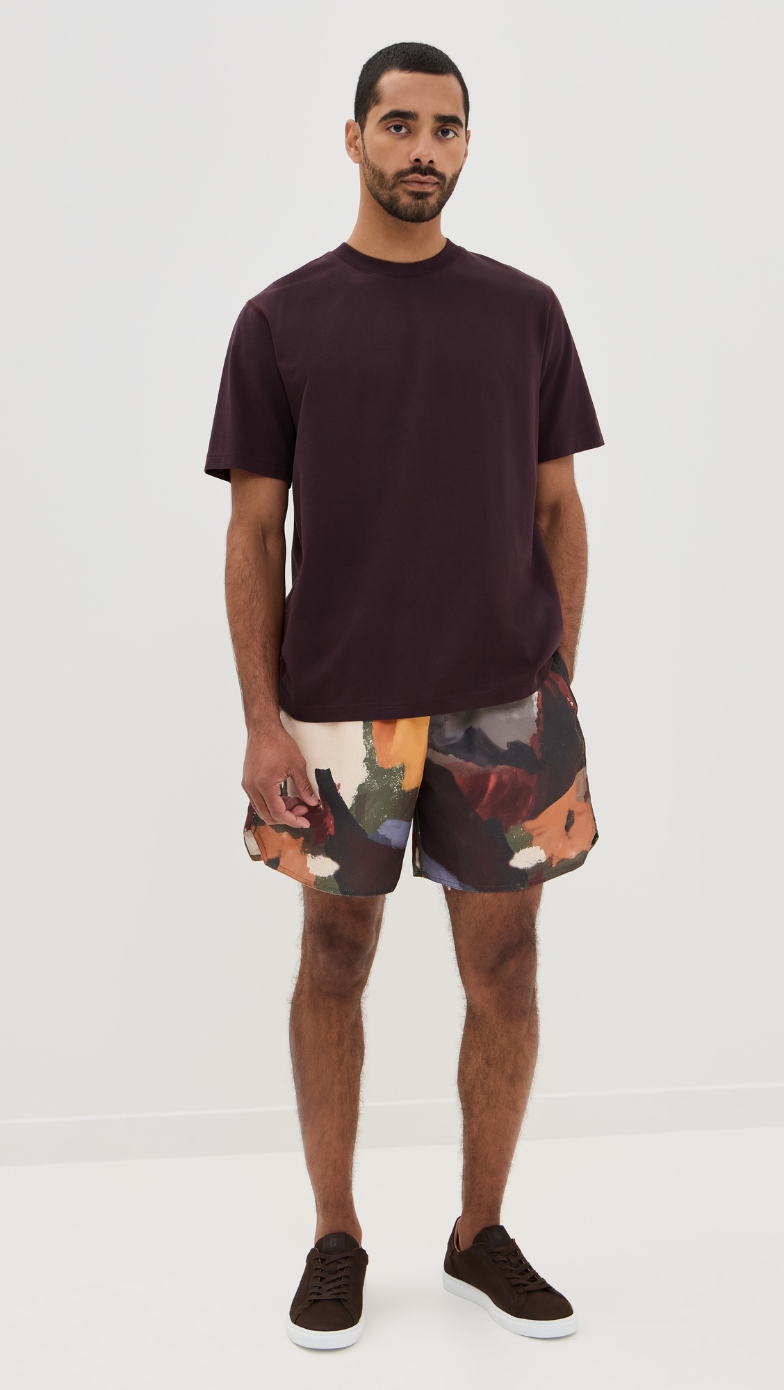Printed Swim Shorts 6" - 4