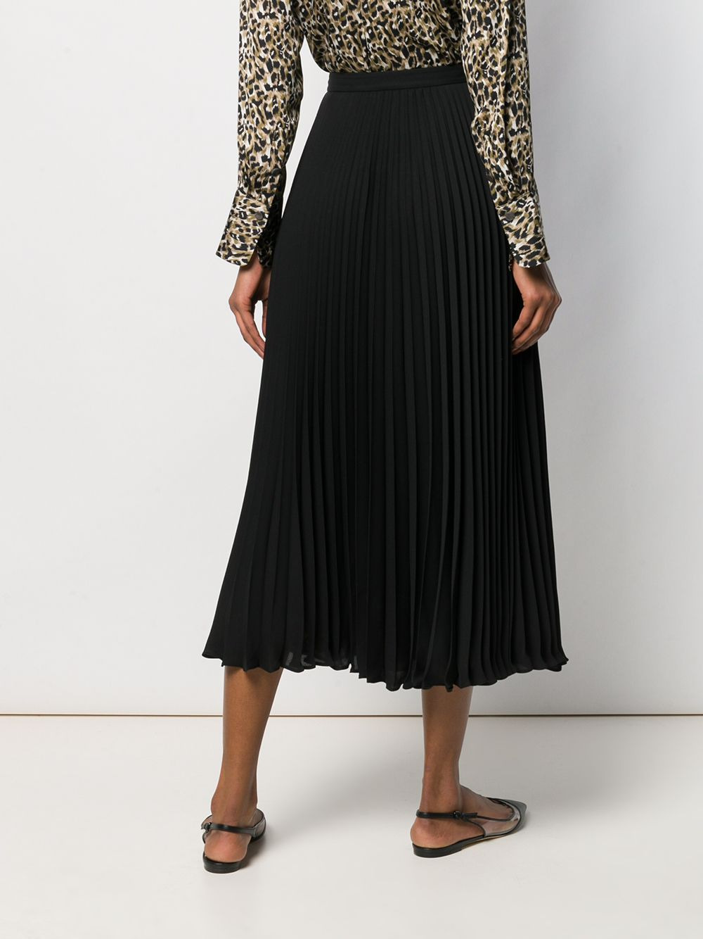 pleated midi skirt - 4