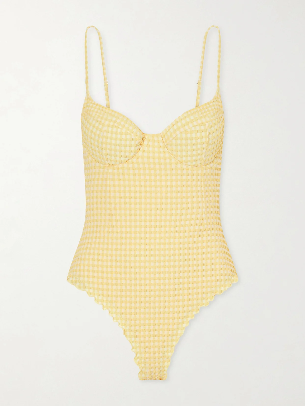 Suni Checked Swimsuit - 1
