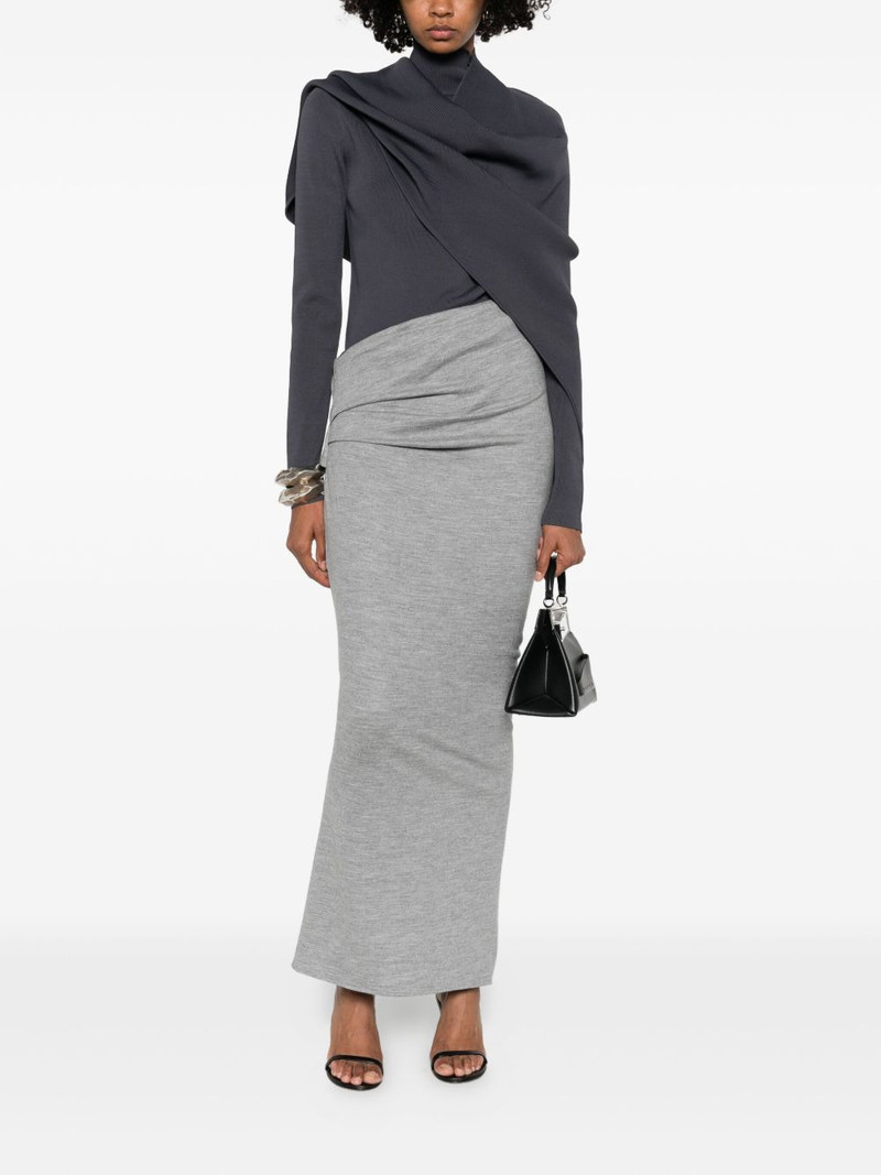 entire studios asymmetric maxi skirt outlook